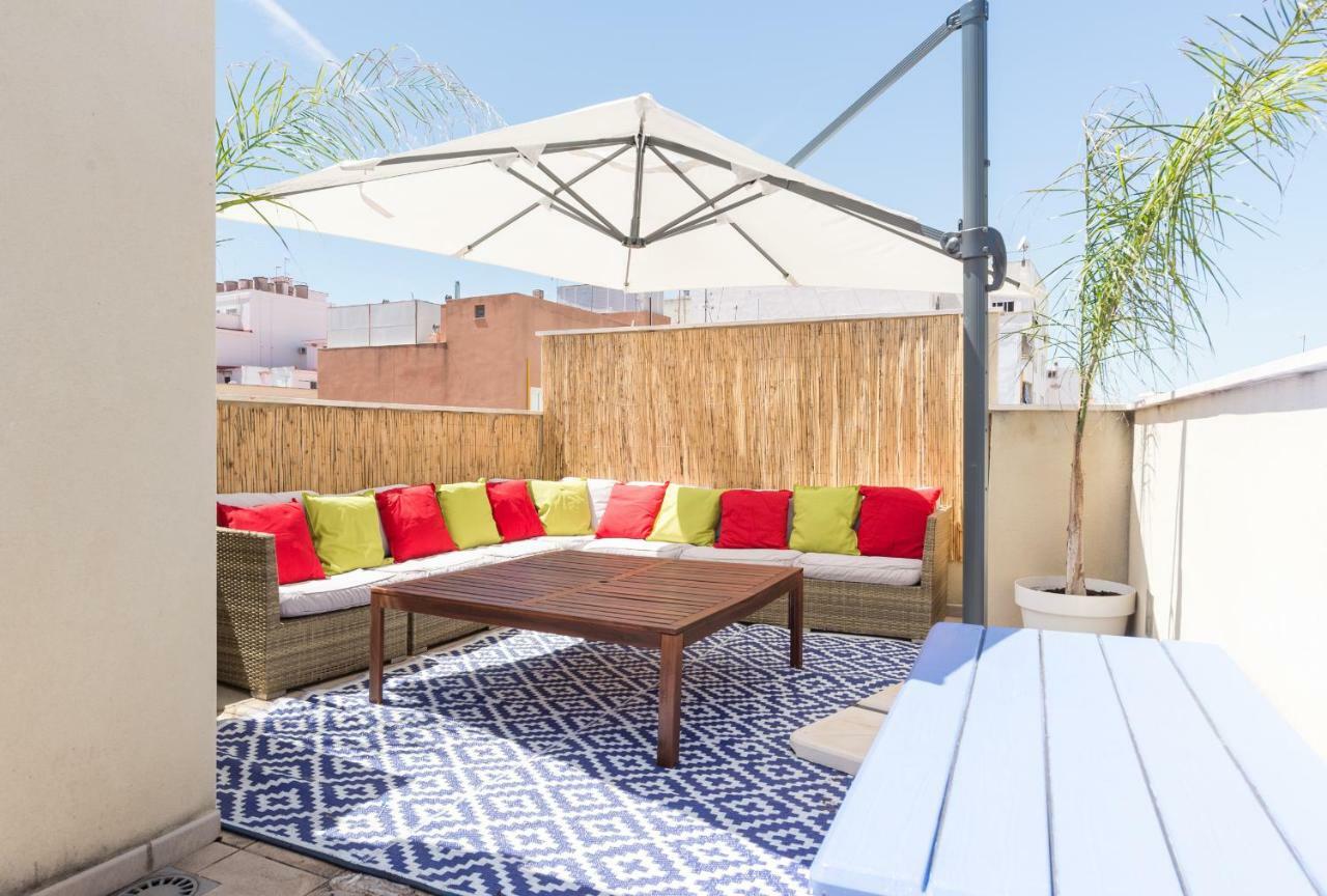 Ma1A-Apt With Rooftops With Palms Close To Old Town Málaga Exterior foto