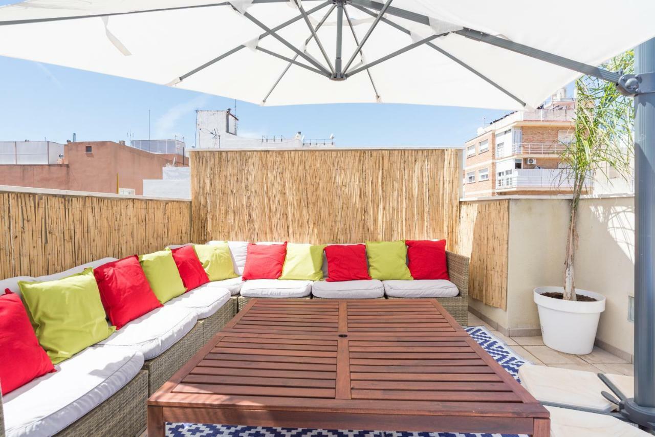 Ma1A-Apt With Rooftops With Palms Close To Old Town Málaga Exterior foto