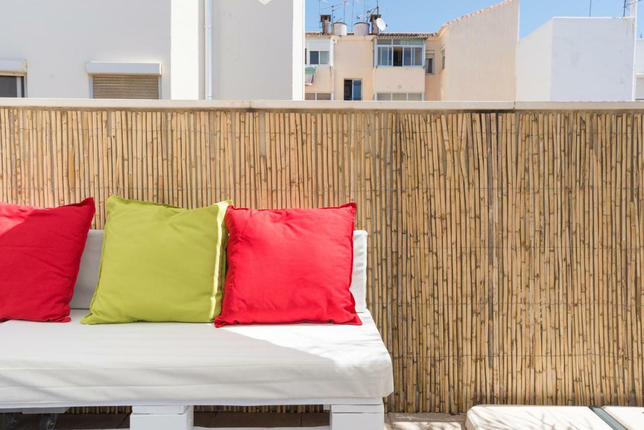 Ma1A-Apt With Rooftops With Palms Close To Old Town Málaga Exterior foto
