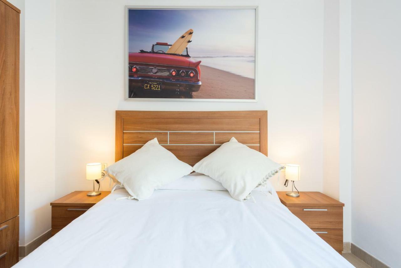 Ma1A-Apt With Rooftops With Palms Close To Old Town Málaga Exterior foto